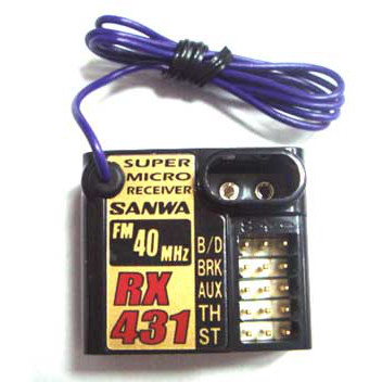 新作入荷!!】 サンワ RX431 ＦＭ４０MHzレシーバー おもちゃ・ホビー